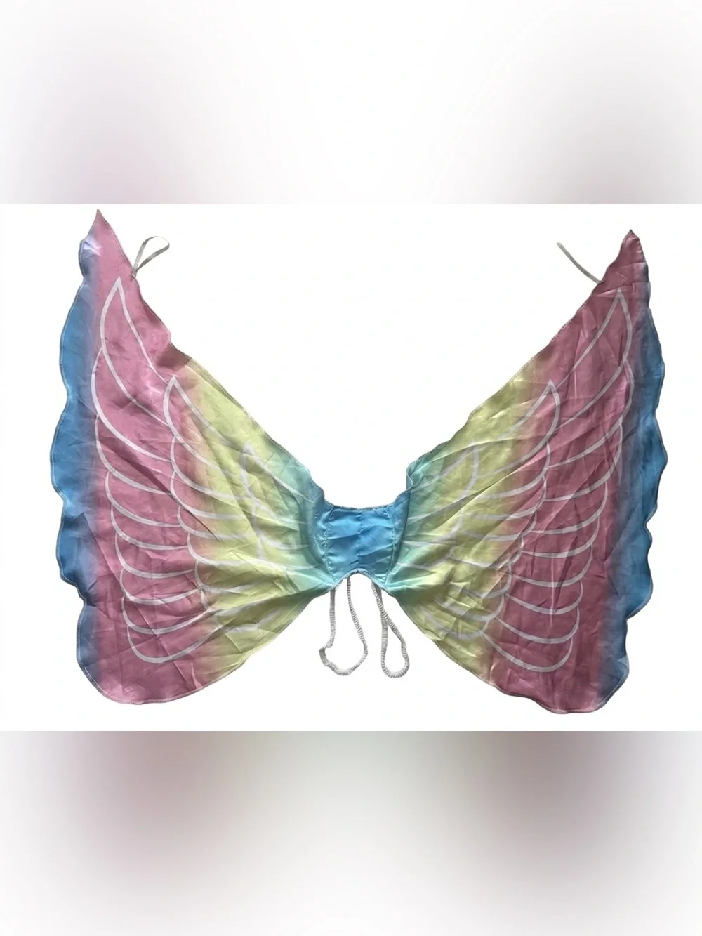 Pastel Rainbow Angel Fairy Wings Costume Accessory OS